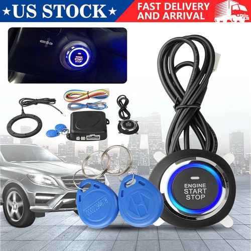 Car ignition switch 12v rfid - car,