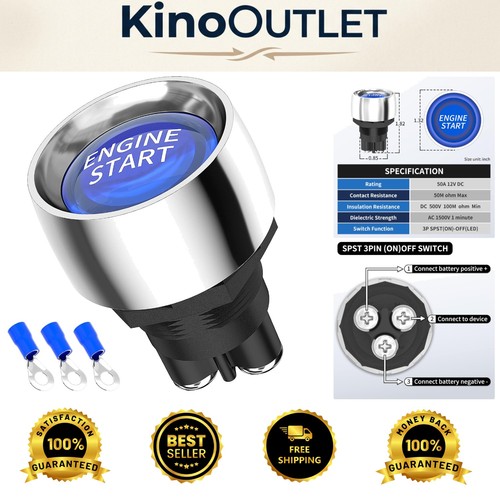 12v 50a push button - button, starter