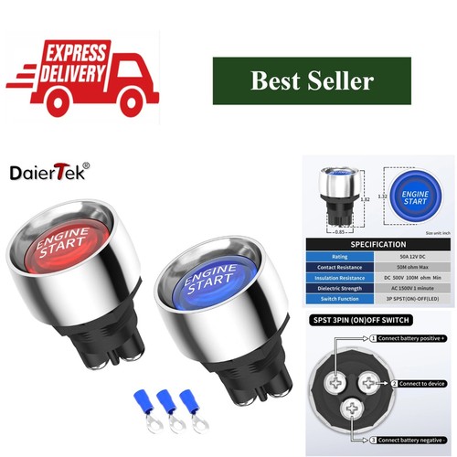 Daiertek 12v 50a push button - daiertek,